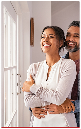 happy homeowners