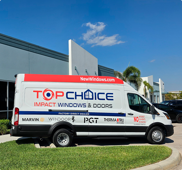 Top Choice service van